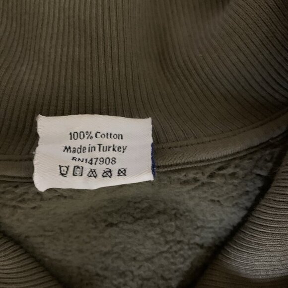 Outdoor Voices Green Quarter Zip Sweatshirt Soft Fleece Pullover Small - Picture 4 of 4